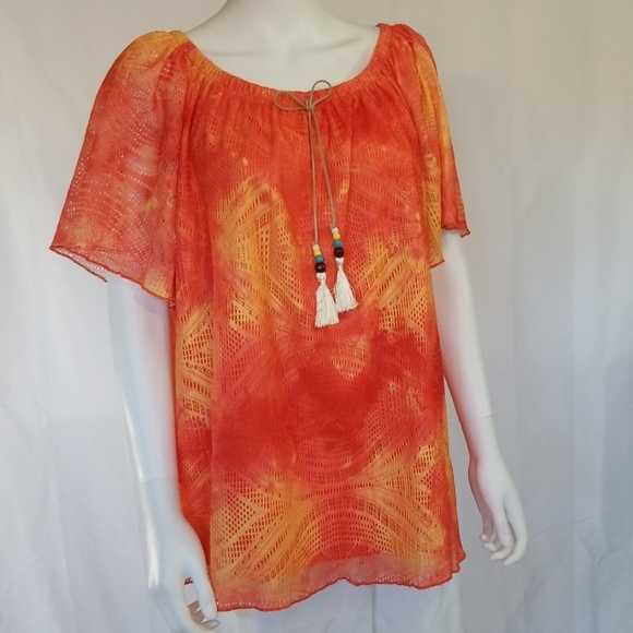 Adrian Delfield Tops - Orange Top Adrian Delfield Tops - Orange Top